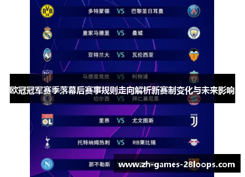 欧冠冠军赛季落幕后赛事规则走向解析新赛制变化与未来影响 欧冠冠军赛季落幕后赛事规则走向解析新赛制变化与未来影响